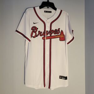 Nike Genuine Merch MLB Atlanta Braves Jersey Acuña Jr. 13 Kids/Boys L 14/16